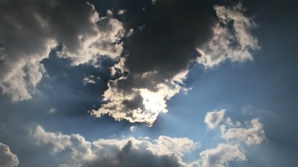 Tijd lapse wolken in 4k — Stockvideo