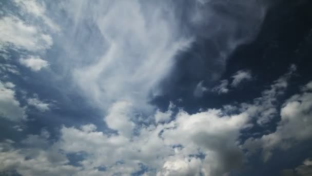 Часові проміжки хмар у 4k — стокове відео