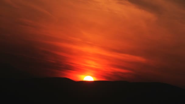 Zachód słońca upływ czasu w 4k — Wideo stockowe