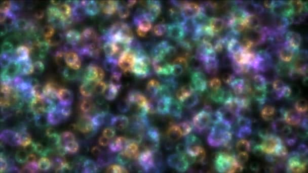 Абстрактный цвет пузырей 4k — стоковое видео