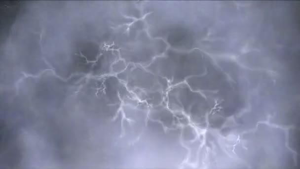 抽象的な雲雷 4 k — ストック動画