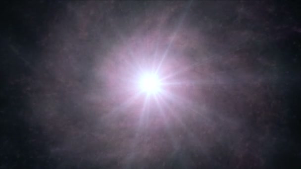 Streszczenie kosmos gwiazdy 4k — Wideo stockowe
