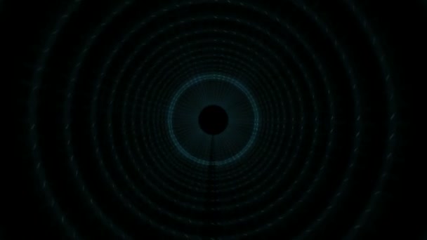 抽象的缩放隧道 4 k — 图库视频影像