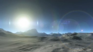 günbatımı dağ 4k