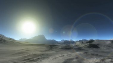 günbatımı dağ 4k