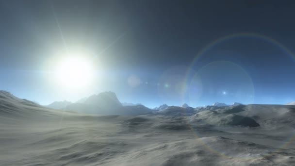 coucher de soleil en montagne 4k 