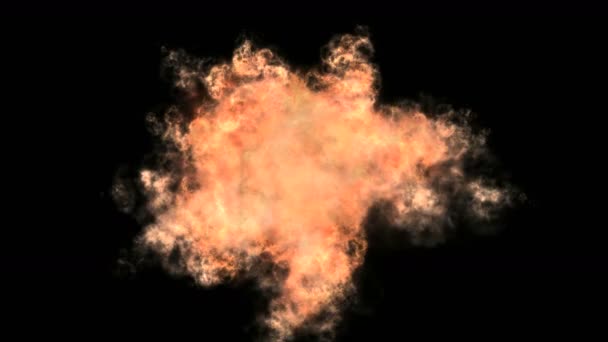 Explosion Feuer Flamme 4k — Stockvideo