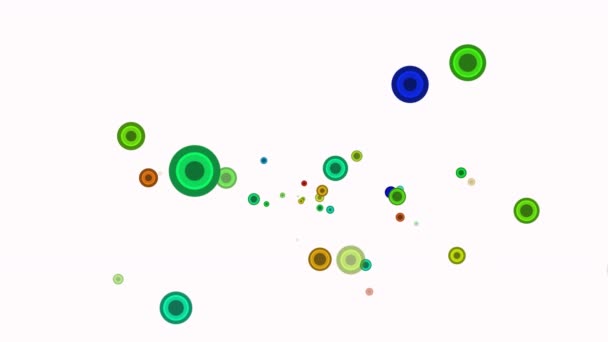 抽象复古圆 4 k — 图库视频影像