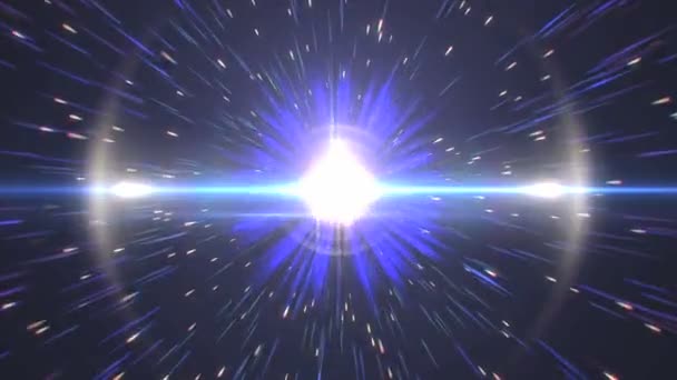 Estrella de velocidad espacial 4k — Vídeo de stock