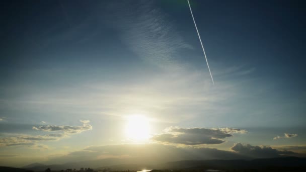 Tiempo de caducidad de la puesta del sol 4k — Vídeos de Stock