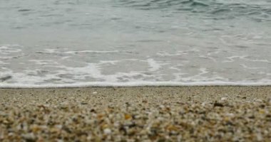 Beach 4k güzel dalgalar