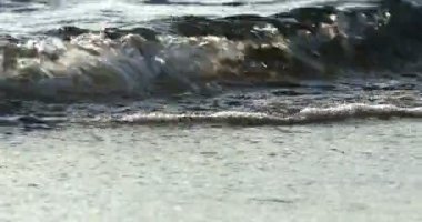 Beach 4k güzel dalgalar