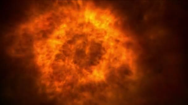 Explosion Feuer abstrakt 4k — Stockvideo