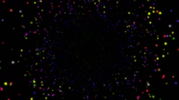 étoiles volent dans l'espace 4k