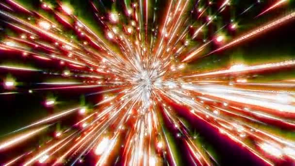 Cristal étoiles espace couleur 4k — Video
