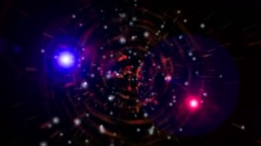 cosmos Tüneli'nde ve 2 büyük yıldız 4 k sinek