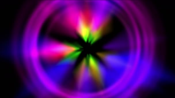 Halucinogen barevný efekt 4k — Stock video