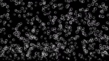 siyah ve beyaz 4 k kabarcık