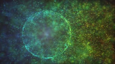 Uzay topu parçacık soyut 4k