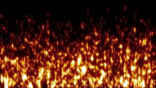 Mur abstrait de feu 4k — Video