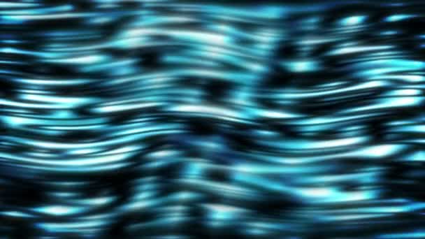 Wave blå bakgrundsfärg 4k — Stockvideo