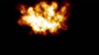 patlama yangın etkisi 4k