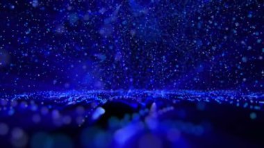Soyut parçacık yağmur 4k