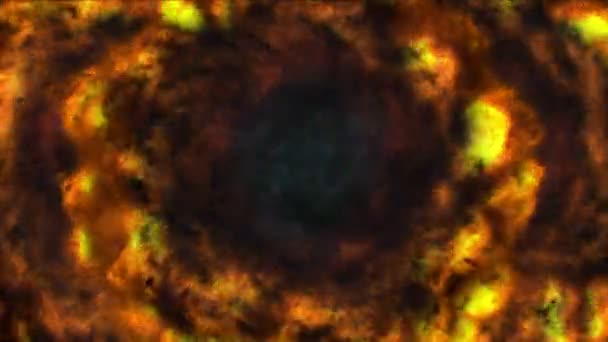 Abstrakt eld explosion tre 4 k — Stockvideo