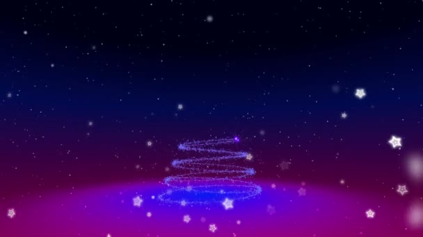 Christmas tree växer 4k — Stockvideo