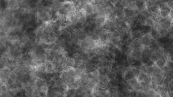 Fumée abstrait noir fond 4k — Video