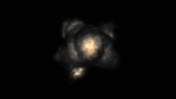 抽象的爆炸球 4 k — 图库视频影像