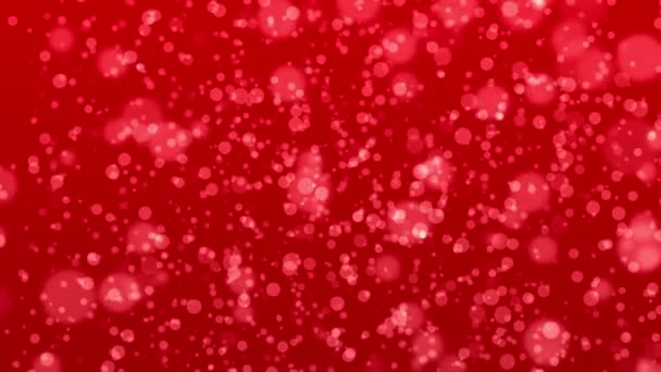 Particle spots red 4k — Stock Video