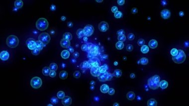 Elektrik atom soyut 4k