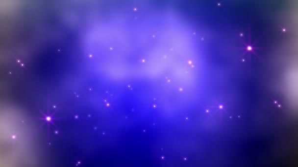 space fly nuages bleu 4k 