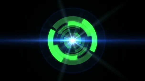 arrière-plan numérique cercle 4k 