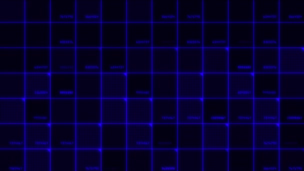 cellule de données abstrait bleu 4k 