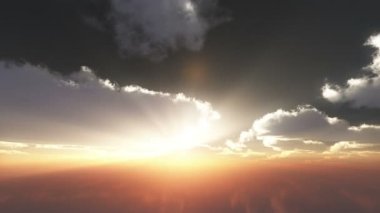 günbatımı okyanus 4k