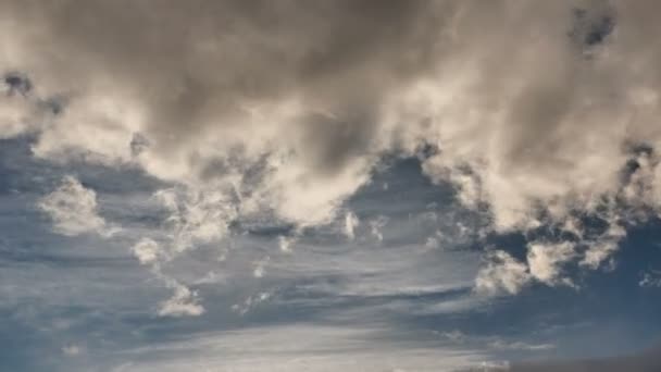 Himmel Wolken Zeitraffer 4k — Stockvideo