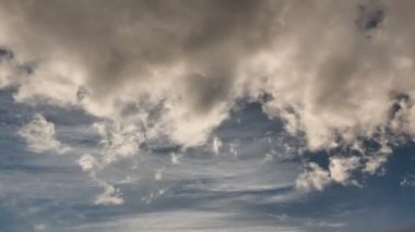 Gökyüzü bulutlar zaman atlamalı