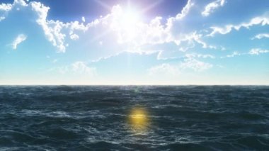 açık denizde ağır çekim