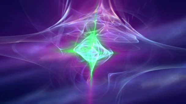 Abstracte nevel apophysis — Stockvideo