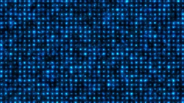 Cuadrícula de celda abstracta azul — Vídeo de stock