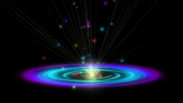银河抽象的宇宙 — 图库视频影像