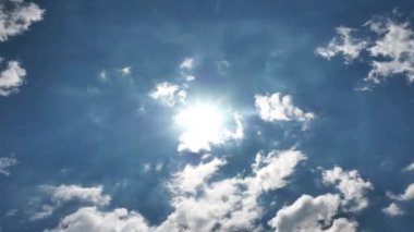 Gökyüzü bulutlar zaman atlamalı