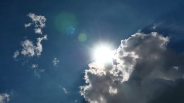 Gökyüzü bulutlar zaman atlamalı