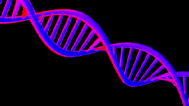 Logotipo abstracto de ADN — Vídeo de stock