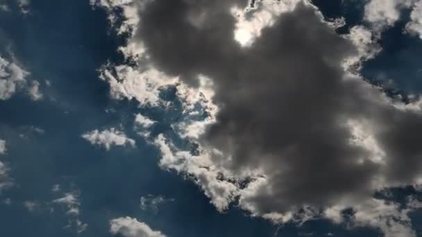空の雲の時間の経過 4 k — ストック動画
