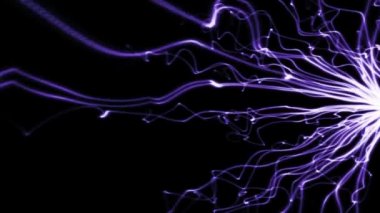 Dokunaçlar soyut mavi