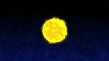 Sıcak güneşin altında boşluk