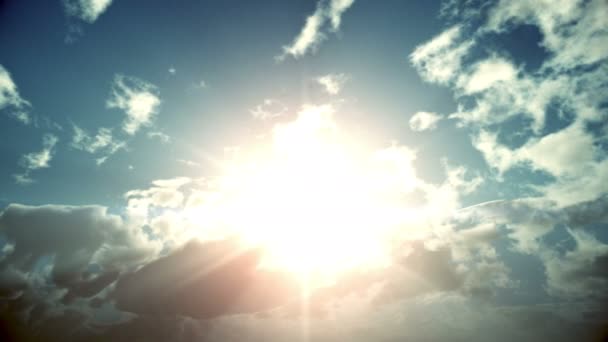 Sun ray zonsondergang 4k — Stockvideo